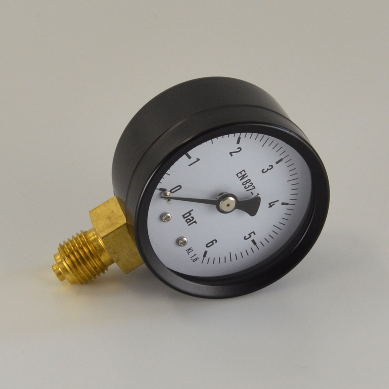 Manometr 0 - 6 bar P100 50 mm závit G1/4" spodní vývod