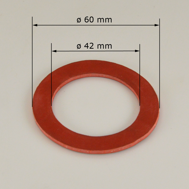 Těsnění pryžové 60x42x2 (1", VD)