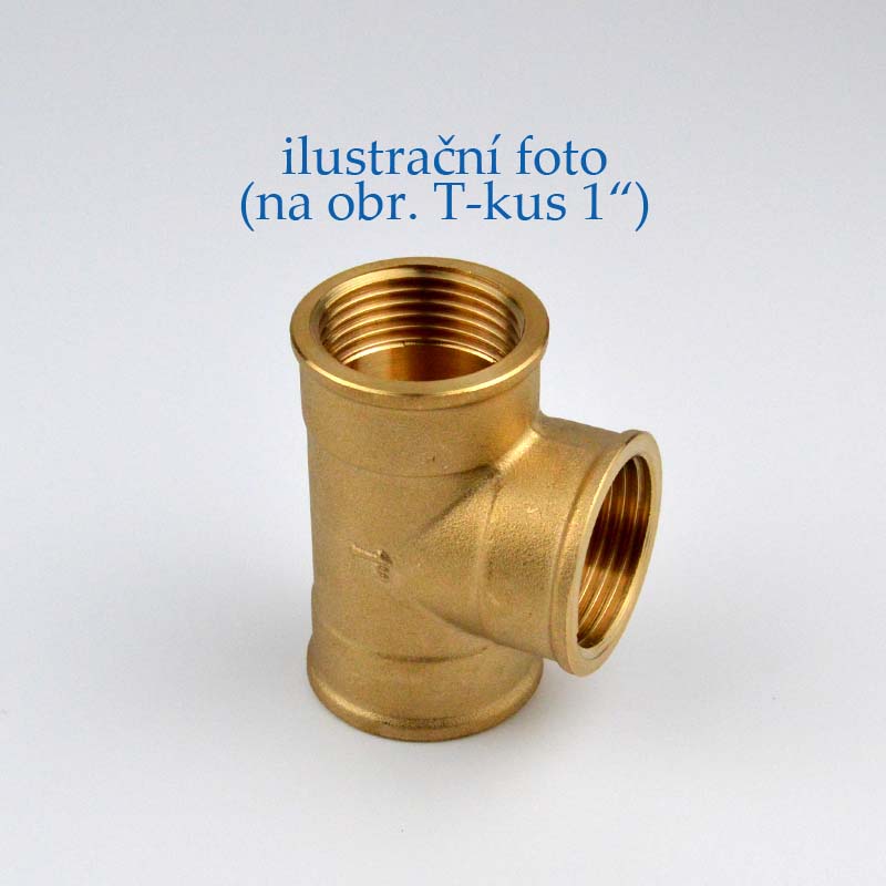 T-kus 1" mosazný
