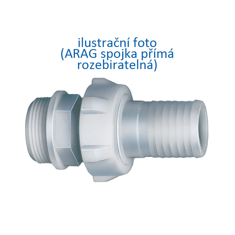 ARAG spojka 3/4" x 20 mm (hadice 3/4") přímá rozebiratelná